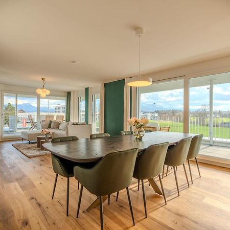 Visionary Hospitality Rothenburg, Lucerne - Premium Apartments With Free Parking, Washer, Kitchen, Terrace, 15' City Kültér fotó