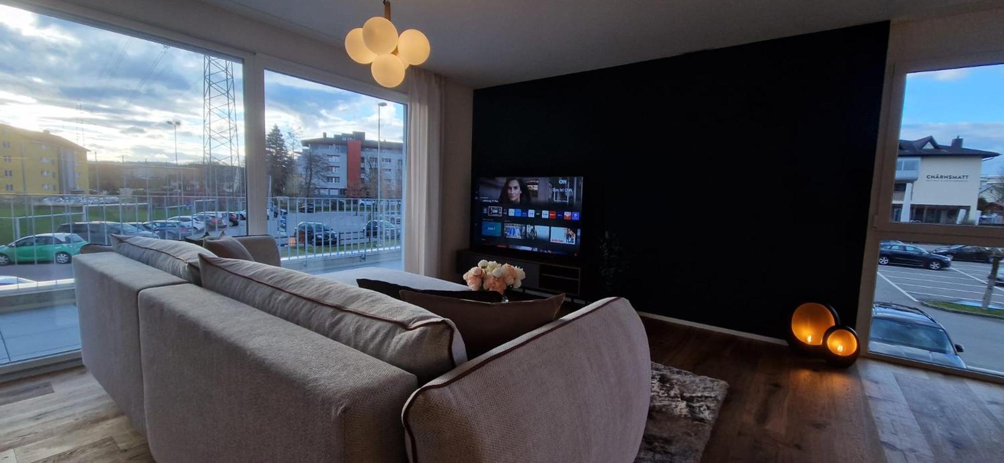 Visionary Hospitality Rothenburg, Lucerne - Premium Apartments With Free Parking, Washer, Kitchen, Terrace, 15' City Kültér fotó