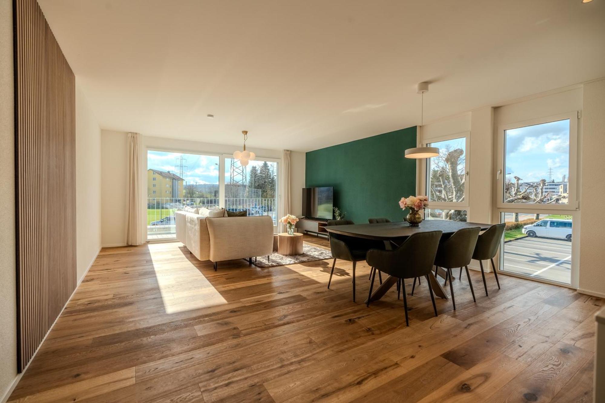 Visionary Hospitality Rothenburg, Lucerne - Premium Apartments With Free Parking, Washer, Kitchen, Terrace, 15' City Kültér fotó